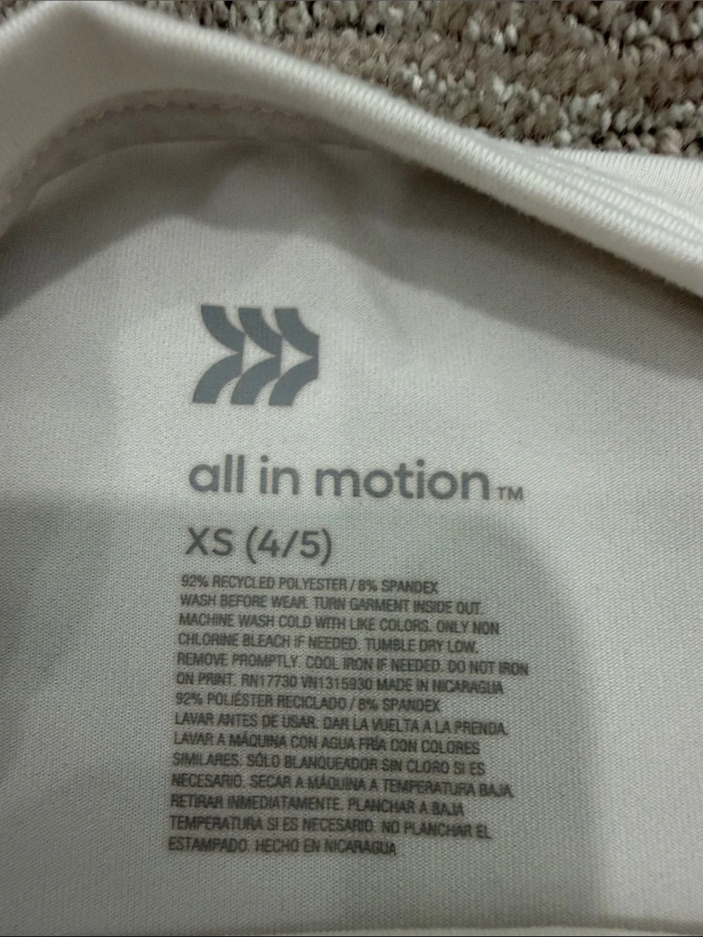 all in motion White Tee & Red Heart Skirt Set
